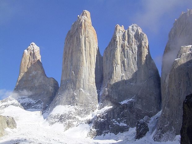 Die Türme von Paine im chilenischen Teil Patagoniens, Autor: Caupolican