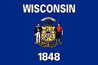 Flagge Wisconsin