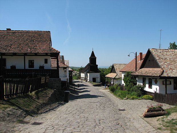 Holloko, Hungary, historische Stadt, Kossuth Lajos Strasse