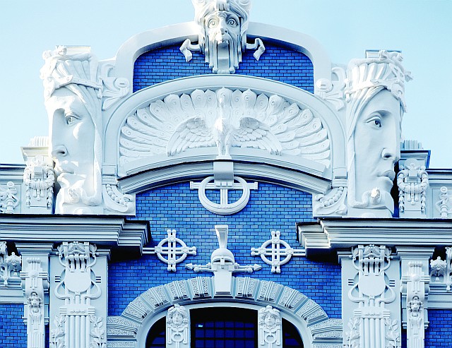 Riga_Jugendstil-Fassade