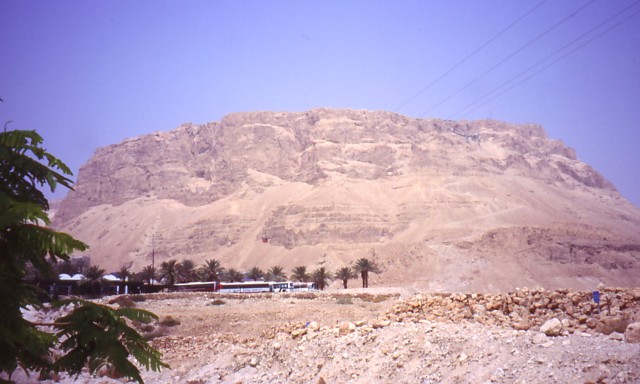 Fortress_of_Massada_near_the_Dead_Sea_Israel_seen_from_the_east