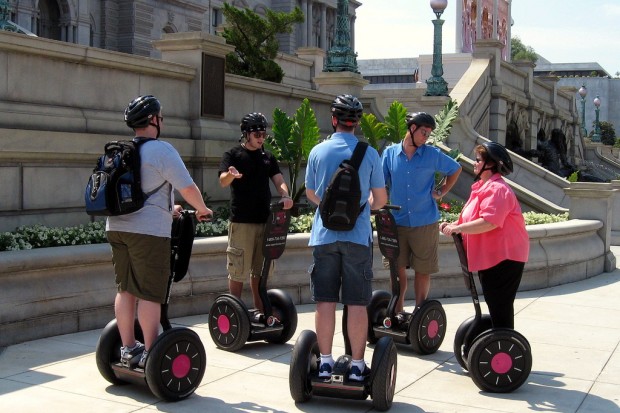 Segway-Fahrer