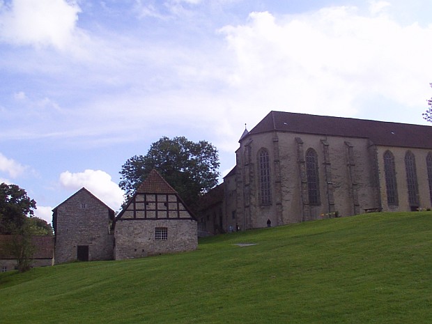 Kloster_Dalheim_ehem.Klosterkirche_mit_Nebengeb._von_Nordost