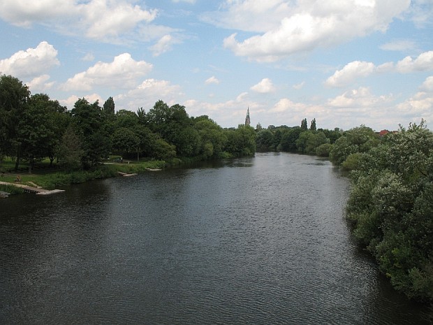 Die Ems vor Rheine