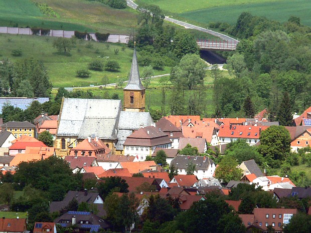 Scheßlitz bei Bamberg mit St. Kilian