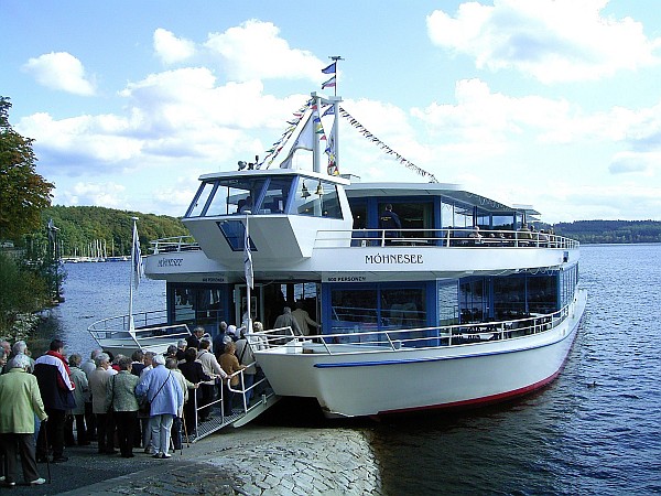 MS Moehnesee auf dem Möhnesee