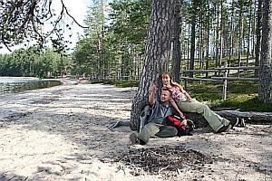 Relaxen in Metsäkartano Vogelperspektive - biitsillä
