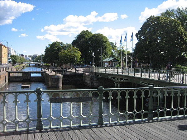 Brücke Drottningbron, Göteborg, Westschweden
