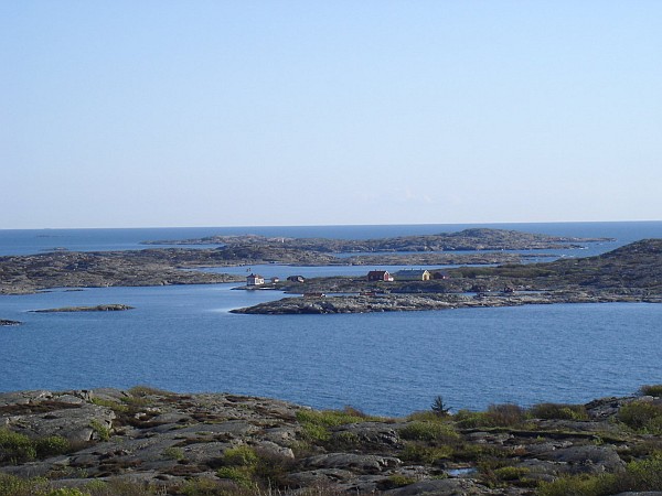 Inseln nahe Marstrandsholmarna im Süden der Insel Marstrand, Bohuslän, Westschweden