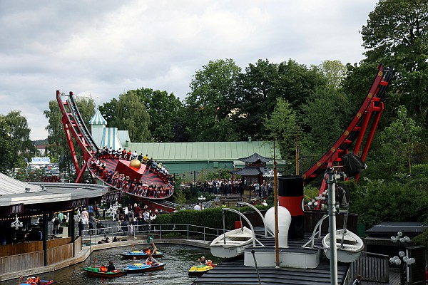 Der Hanghai im Freizeitpark Liseberg in Göteborg
