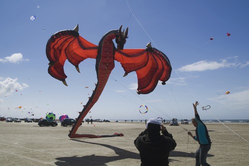 Drachenfestival (Dragenfestival) bei Hvide Sande