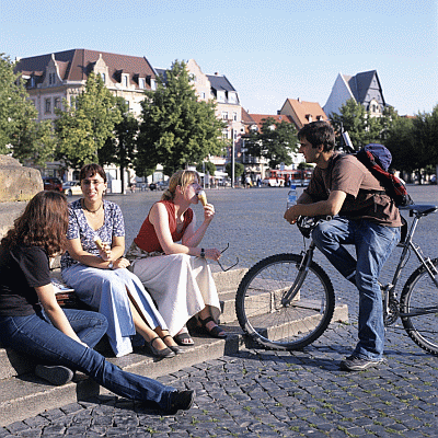 Erfurt_-_Radfahrer