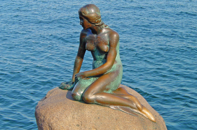 Kleine_Meerjungfrau_Kopenhagen_Hafen